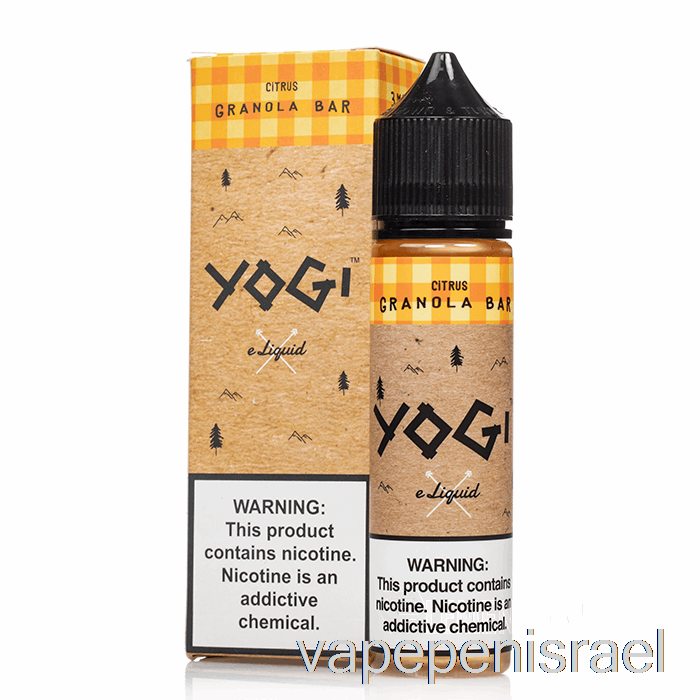 חד פעמי Vape ישראל הדרים גרנולה בר - יוגי E-liquid - 60 מ"ל 0 מ"ג